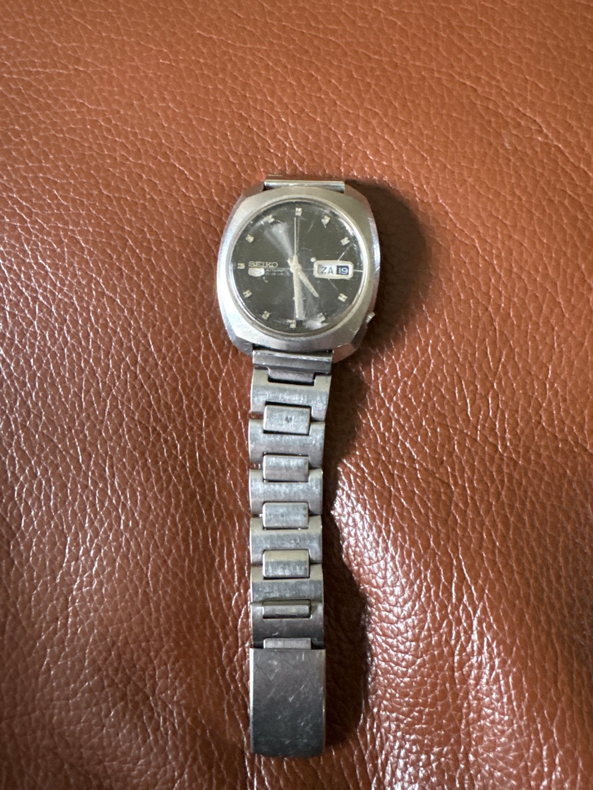 Vintage Seiko 5 Automatisch Horloge - Roestvrij Staal, Sieraden, Tassen en Uiterlijk, Horloges | Heren, Seiko, Gebruikt, Staal