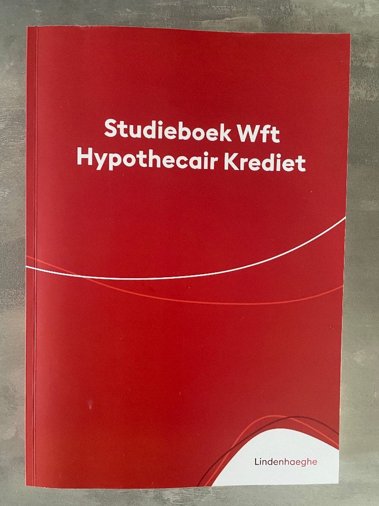 Studieboek WFT Hypothecair Krediet, Boeken, Ophalen of Verzenden, Zo goed als nieuw