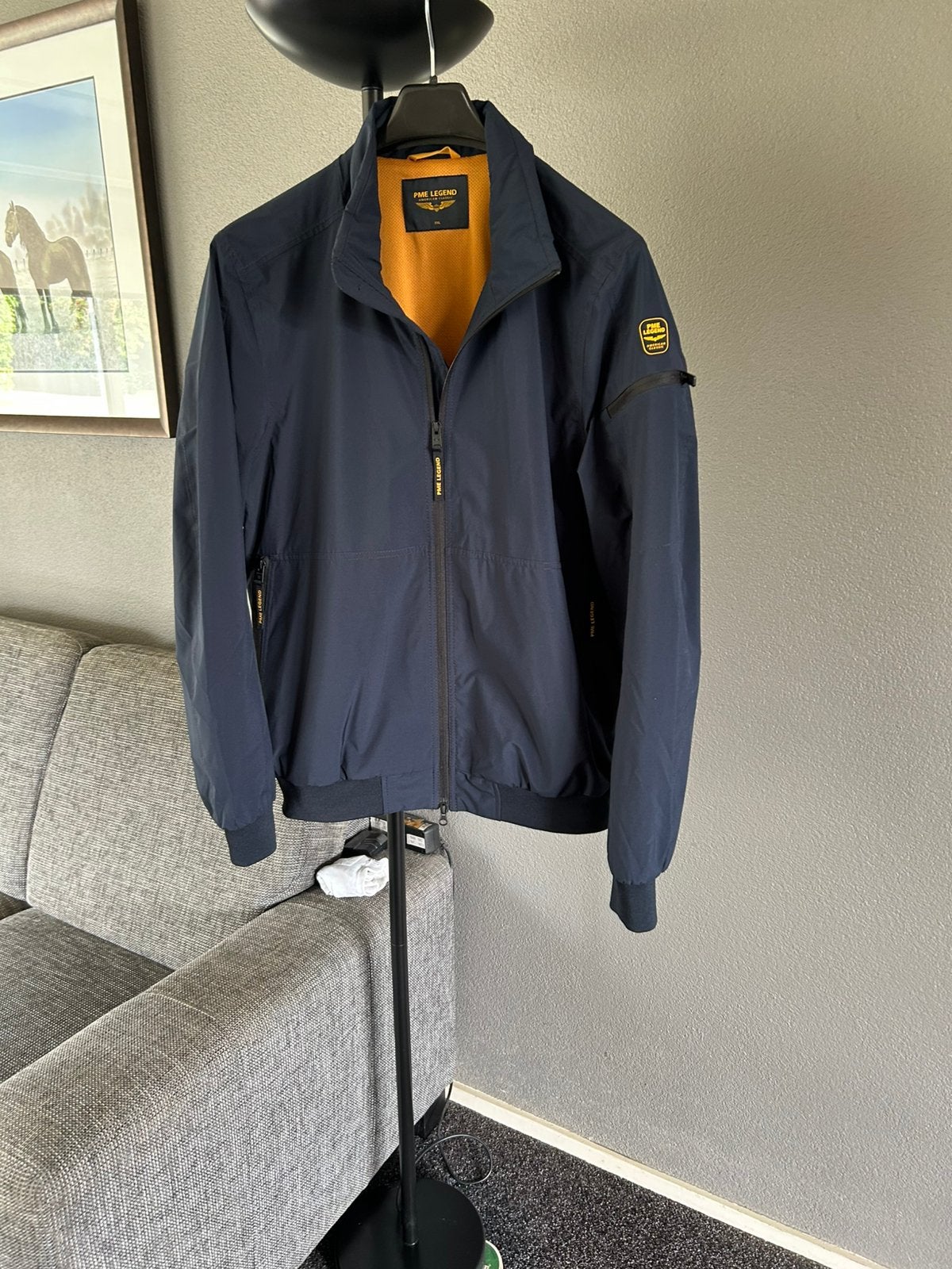 PME tussenjas, Ophalen, Zo goed als nieuw, Overige maten, Blauw