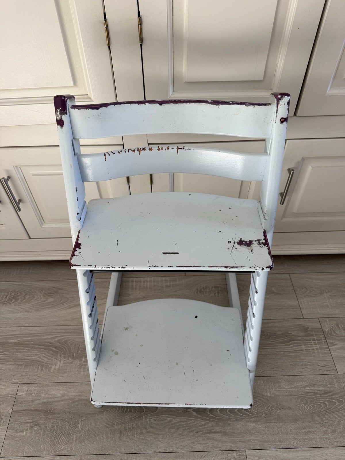 Gebruikte meegroeistoel - stokke trip trap, Ophalen of Verzenden, Gebruikt, Meegroeistoel
