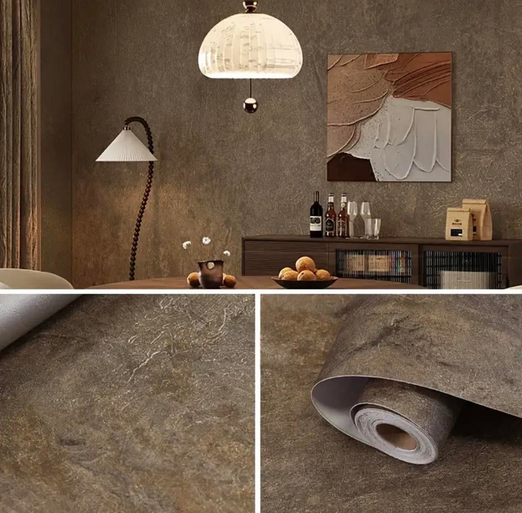 Hoogwaardige kwaliteit zelfklevende folie metalic bruin/goud, Ophalen of Verzenden, Minder dan 10 m², Bruin