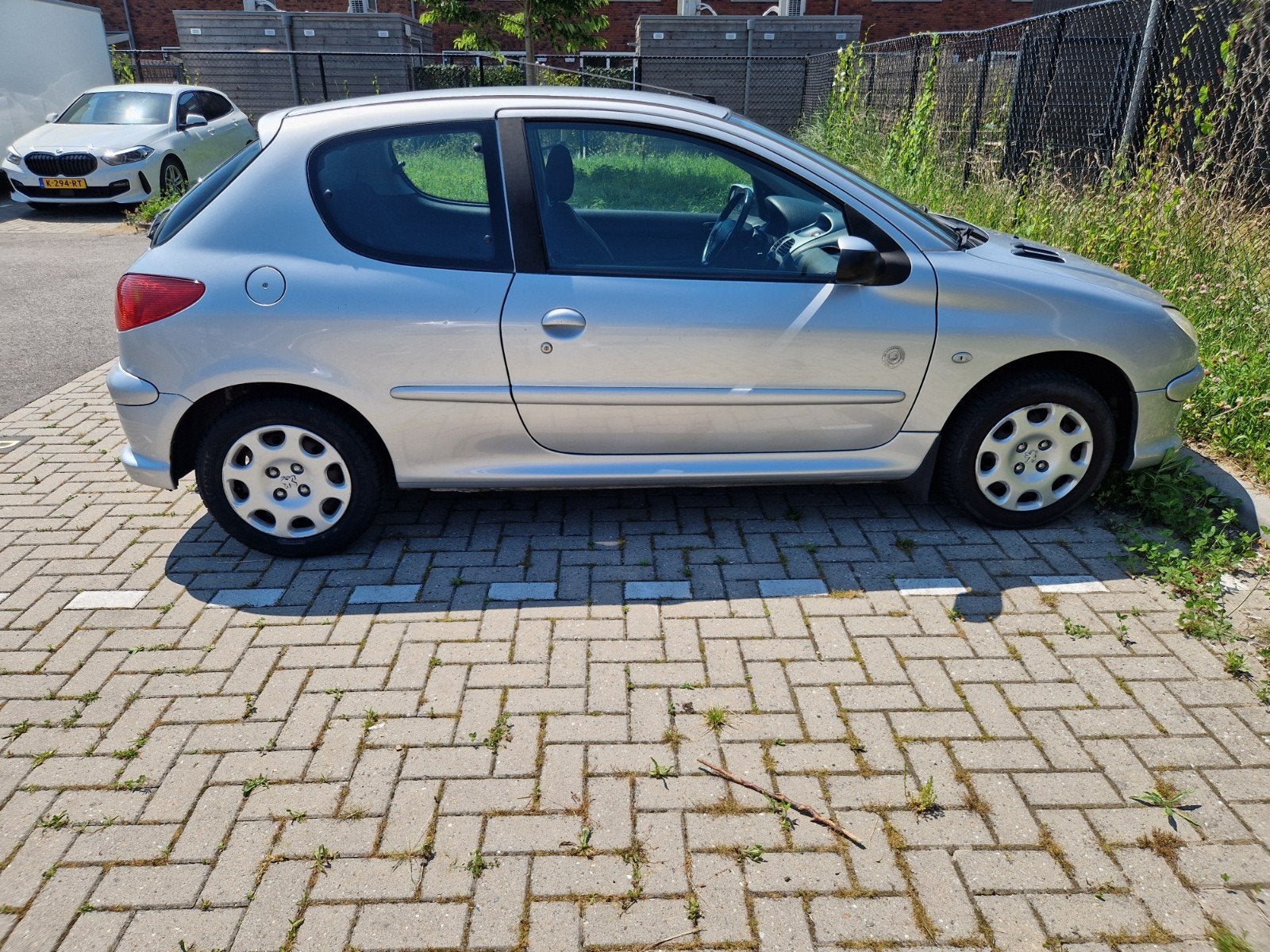 Peugeot 206 1.4 3D 2008 Grijs, Auto's, Peugeot, Voorwielaandrijving, Stof, 31 €/maand, 4 cilinders