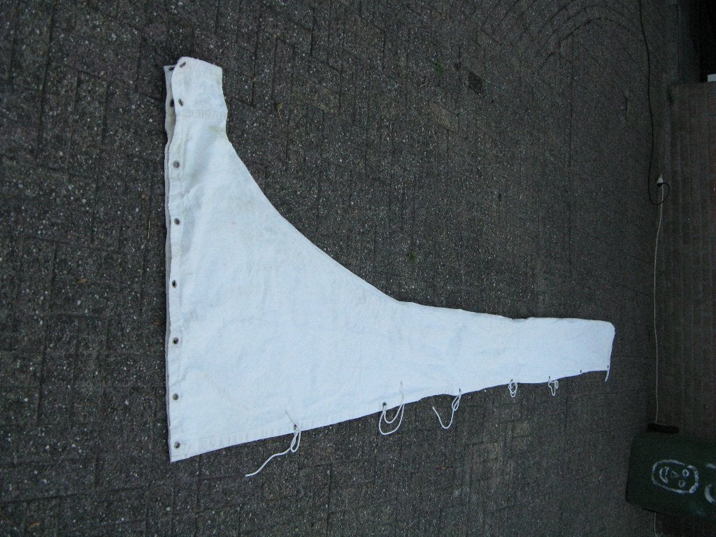Eenvoudige Huik gebroken wit lengte 310 cm, Watersport en Boten, Ophalen of Verzenden, Gebruikt, 6 meter of meer, Minder dan 15 m²