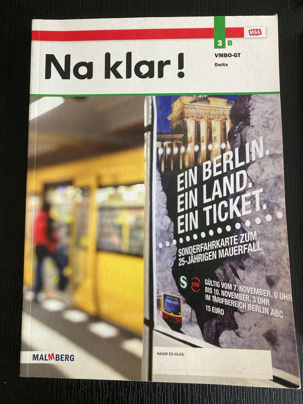 Na Klar! 3B VMBO-GT Duits Leerwerkboek + Examenbundel, Ophalen of Verzenden, Zo goed als nieuw, VMBO, Duits