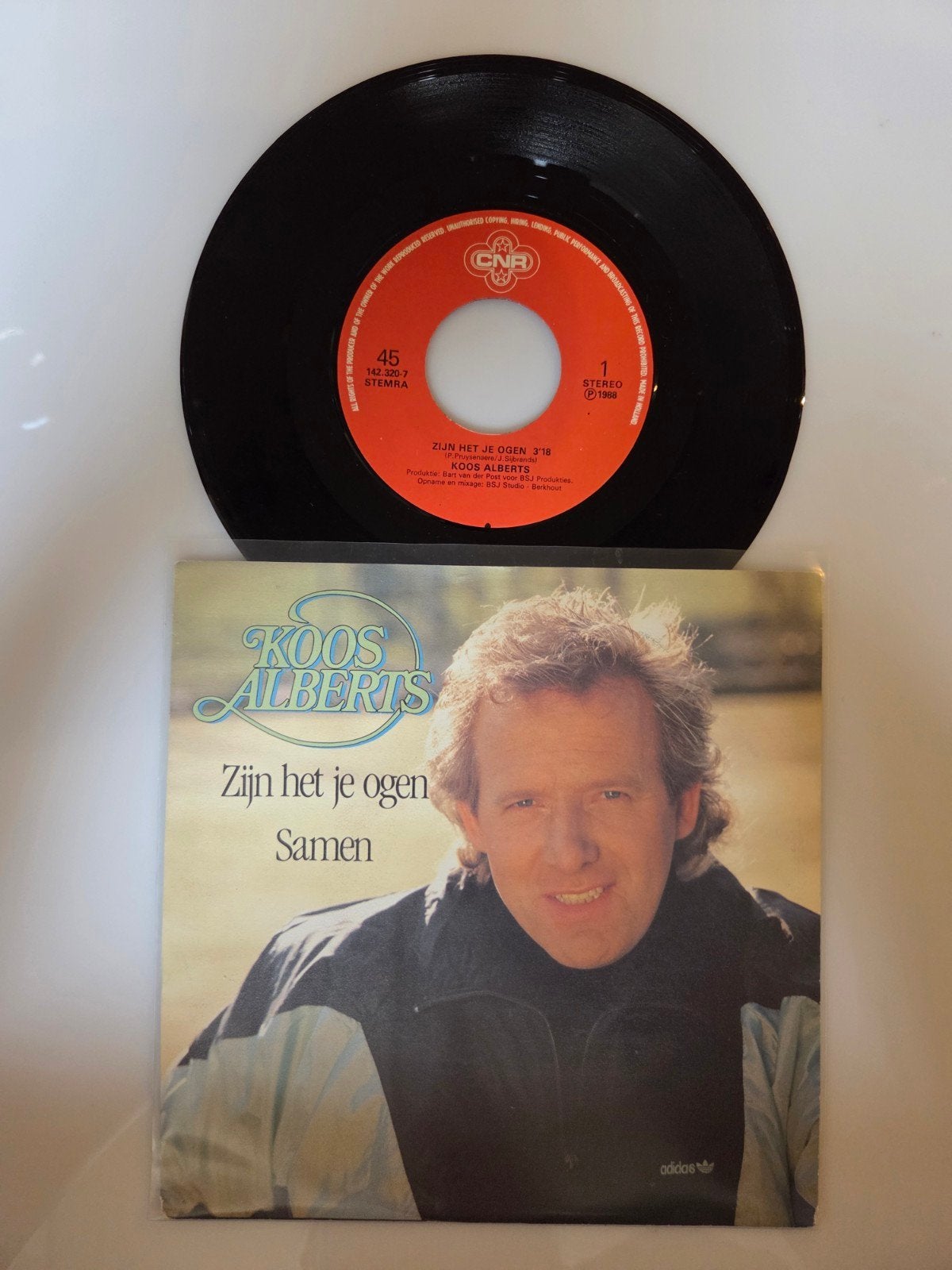 Koos Alberts - Zijn je het je ogen, Cd's en Dvd's, Vinyl Singles, Ophalen of Verzenden, Gebruikt, 7 inch, Nederlandstalig