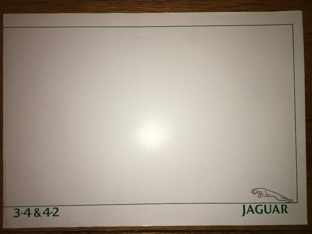 3x Jaguar Daimler brochures folders XJ 1983 + 1986 + 1987, Ophalen of Verzenden, Zo goed als nieuw, Overige merken