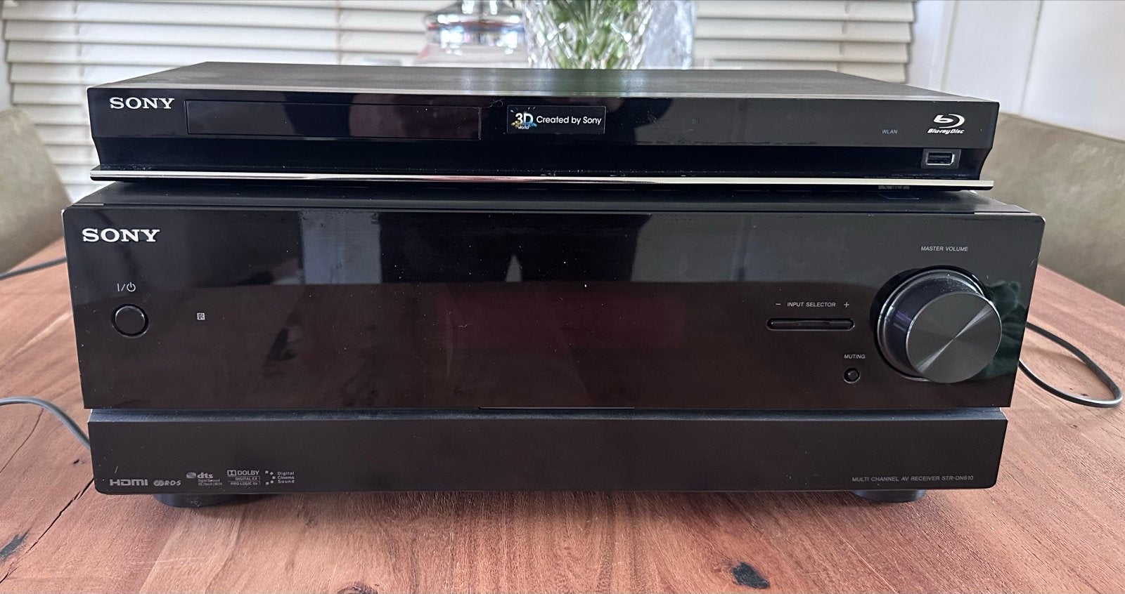 Sony Blu-ray speler en AV-receiver set, Ophalen, Blu-ray-speler, 70 watt of meer, Sony