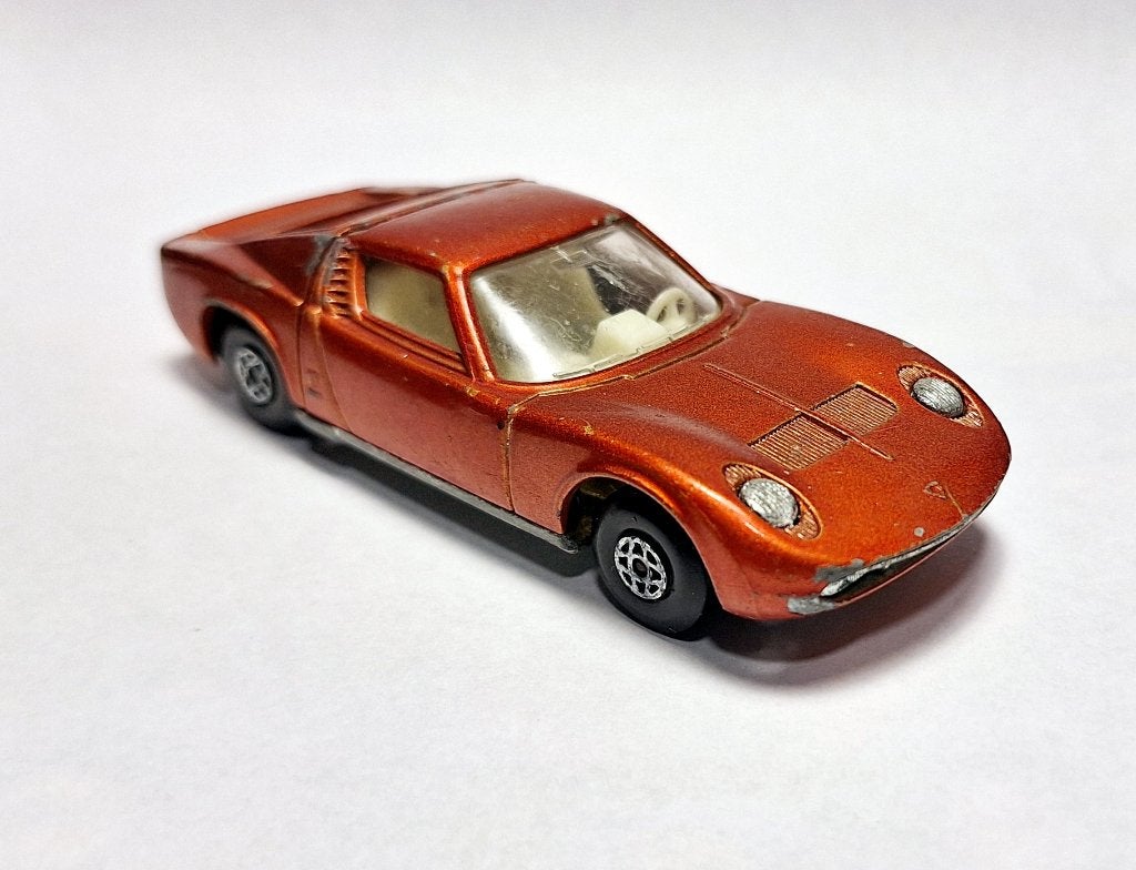 Lamborghini Miura Matchbox, Ophalen of Verzenden, Zo goed als nieuw, Auto, Matchbox