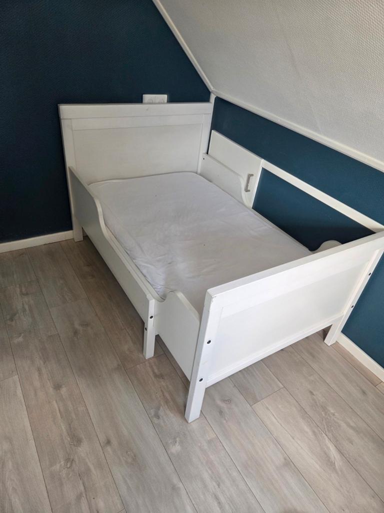 Ikea sundvik meegroeibed inclusief matras, Ophalen, Gebruikt, 70 tot 85 cm, Lattenbodem