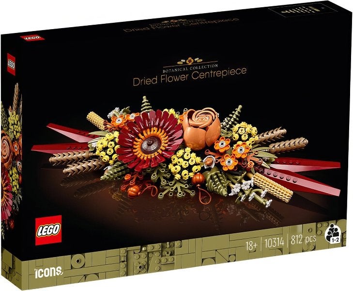 Lego | Botanical | Bloemstuk gedroogde bloemen | 10314, Lego, Overige thema's, Lego, Nieuw