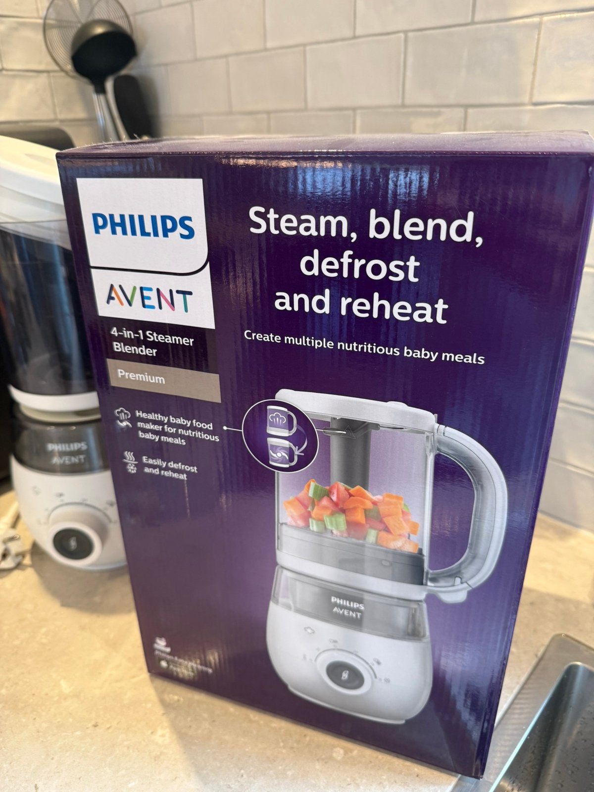 Philips Avent 4-in-1 Steamer Blender - Zo goed als nieuw, Ophalen, Zo goed als nieuw, Overige typen