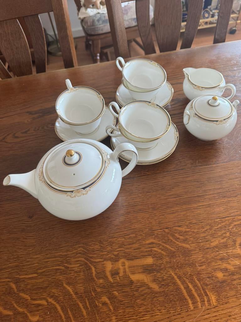 Wedgwood Cavendish theeservies, Ophalen of Verzenden, Porselein, Wedgwood, Overige typen