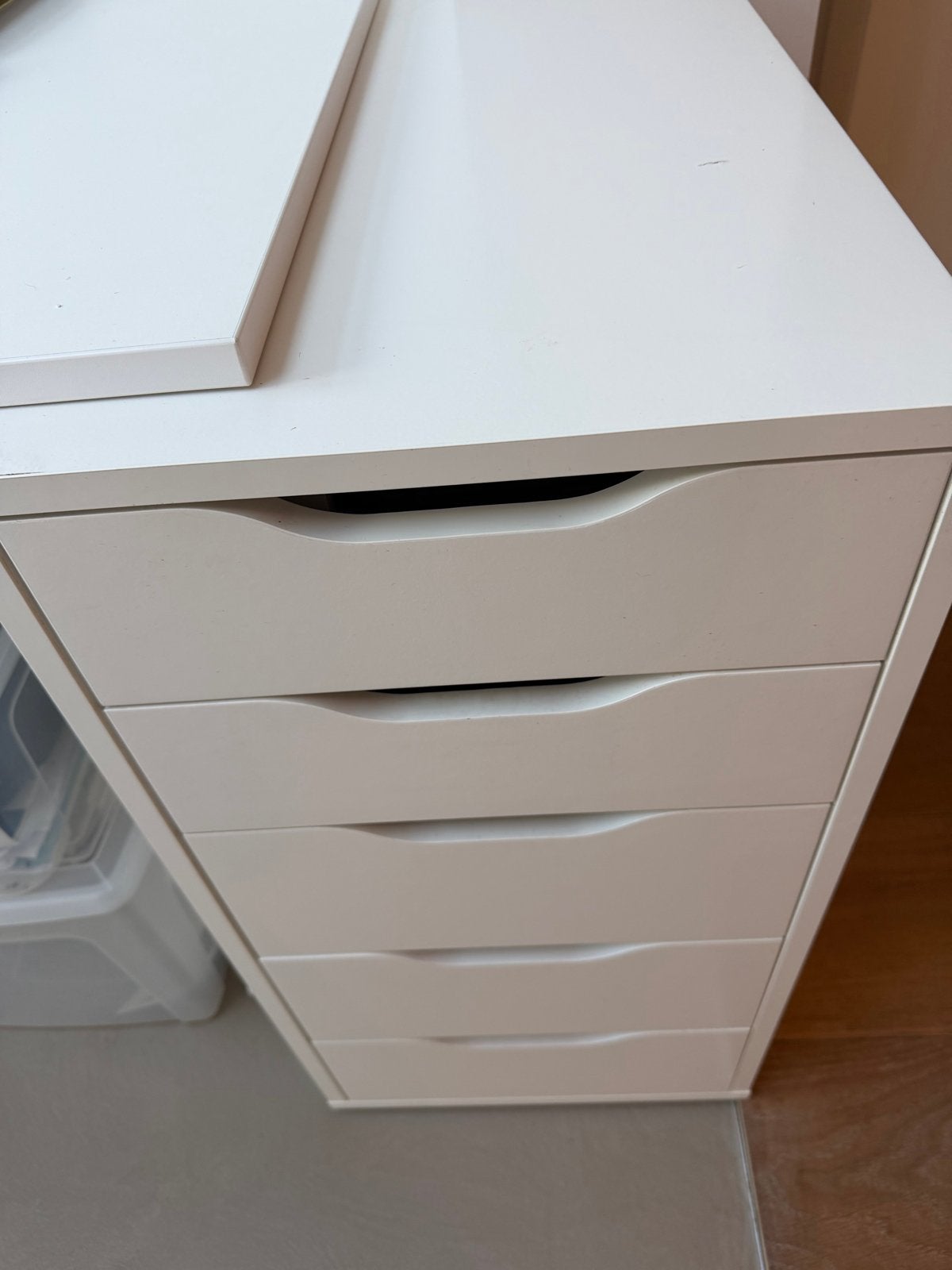 IKEA Alex ladeblok wit - perfect voor kantoor/hobby, Huis en Inrichting, Ophalen, 5 laden of meer, Zo goed als nieuw, Minder dan 100 cm
