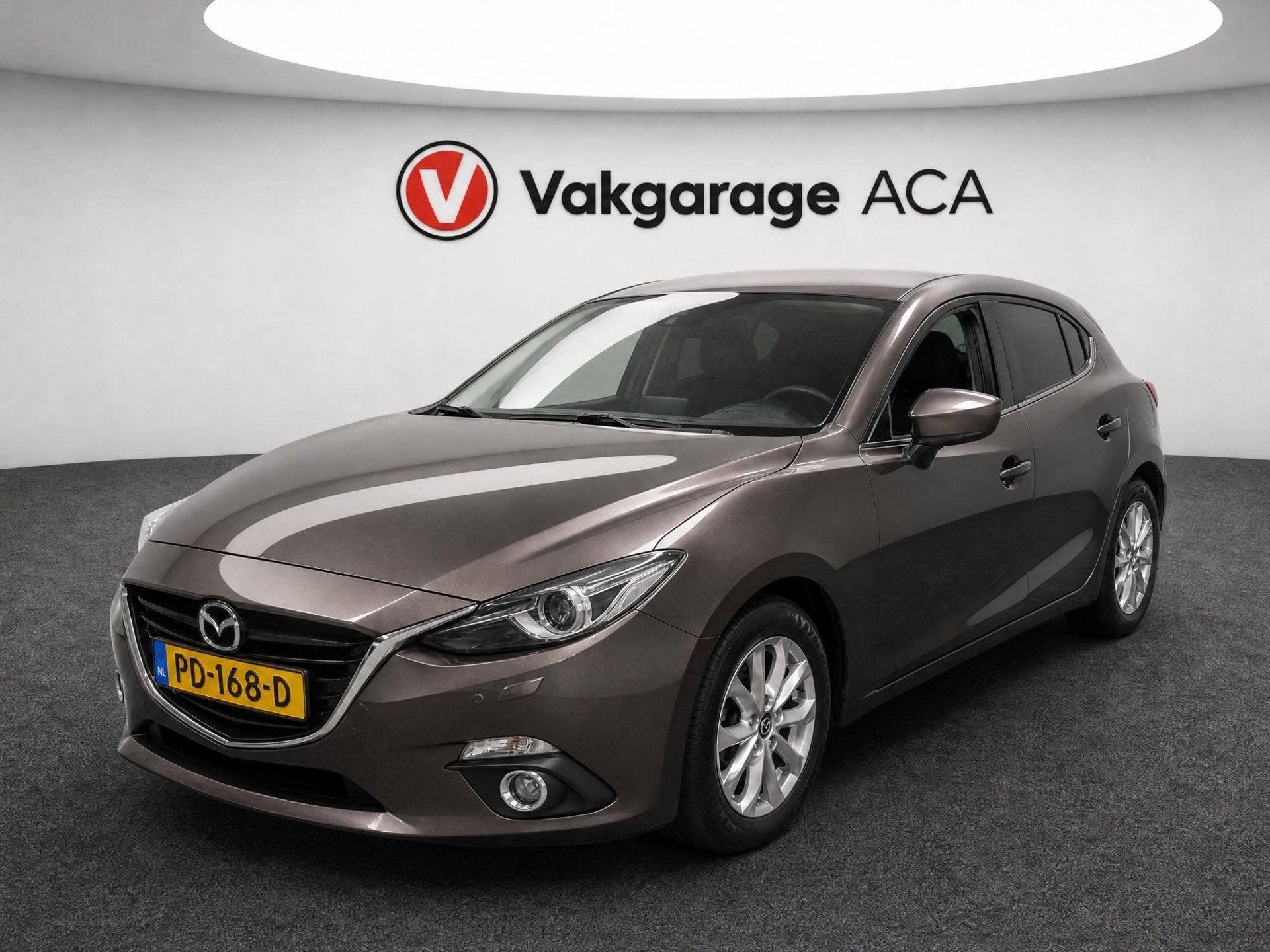 Mazda 3 2.0 TS+ // 117.000 km // NAVI // LEDER // CLIMA // T, 1998 cc, Gebruikt, 4 cilinders, Bruin