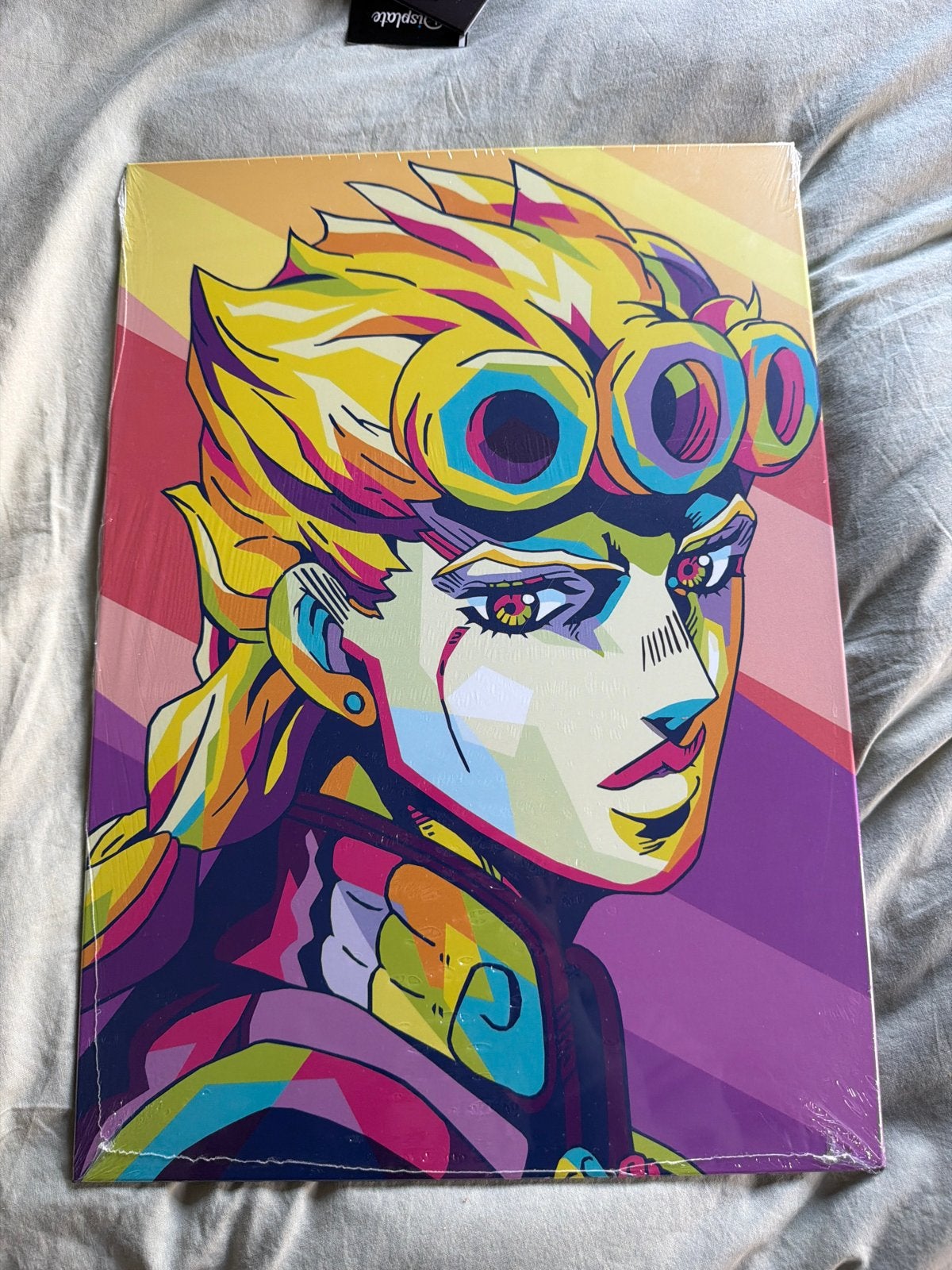 Displate Giorno Giovanna Jojo's Bizarre Adventure (SEALED), Minder dan 50 cm, Nieuw, Ophalen of Verzenden, Print