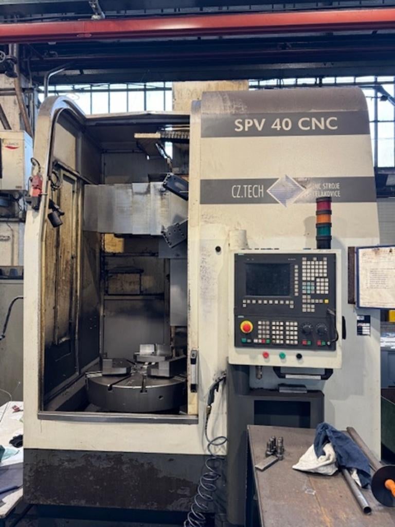 Vertical turret lathe CZ.TECH SPV 40 CNC, Ophalen, Gebruikt, Metaal, Machine