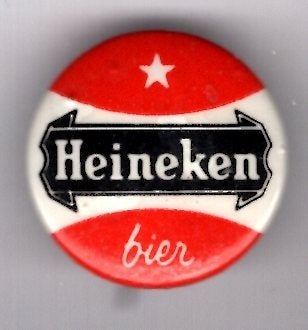 Heineken button 22 mm ( S_235), Verzenden, Nieuw, Merk, Button