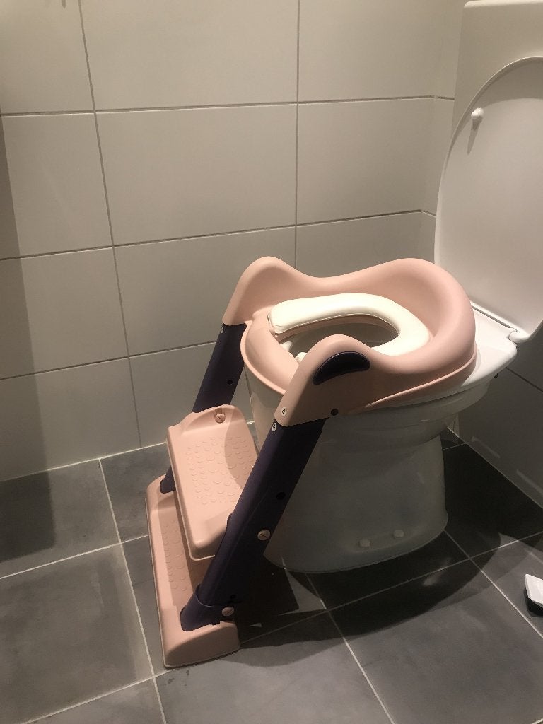 Toilettrap Kinderen Roze, Ophalen, Zo goed als nieuw