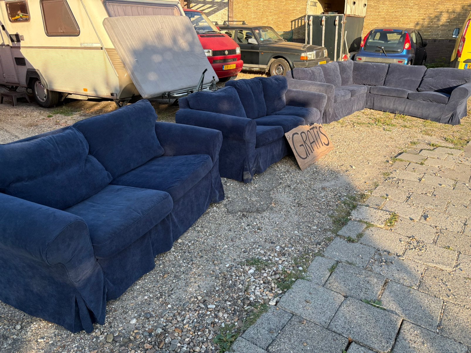 Bank ikea Ektorp, Huis en Inrichting, Ophalen, Gebruikt, Hoekbank, 75 tot 100 cm