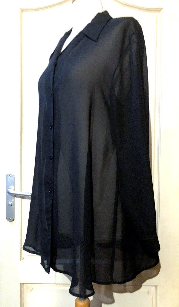 Mat sui leuke zwarte blouse mt xl, Kleding | Dames, Zwart, Maat 46/48 (XL) of groter, Ophalen of Verzenden, Mat sui