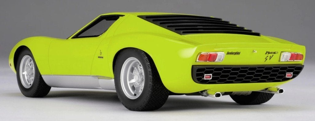 Lamborghini Miura P400 SV Groen 1:18 van Amalgam, Hobby en Vrije tijd, Modelauto's | 1:18, Ophalen of Verzenden, Nieuw, Auto, Overige merken
