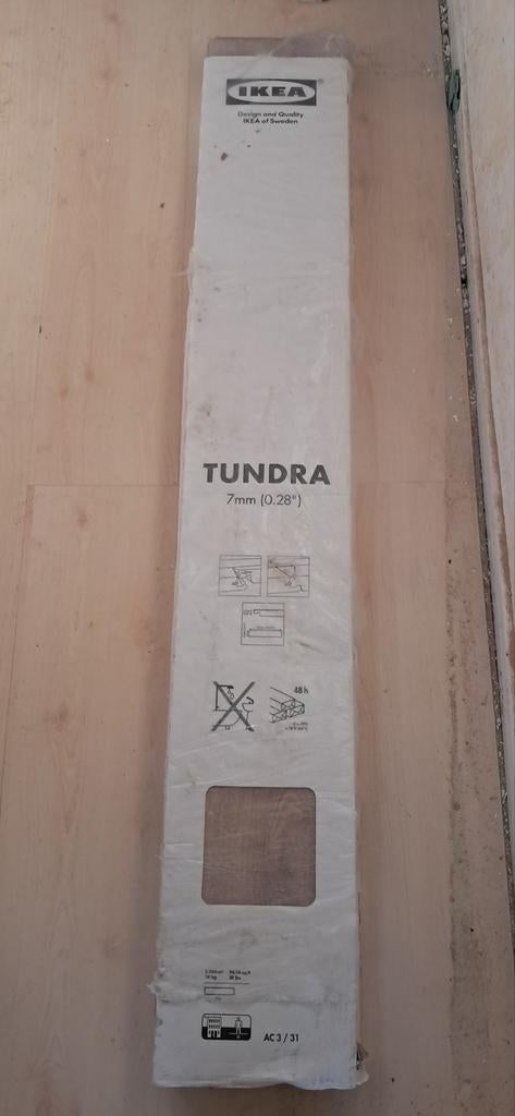 TUNDRA kliklaminaat Ikea, Ophalen, 50 tot 150 cm, Nieuw, Minder dan 5 m²
