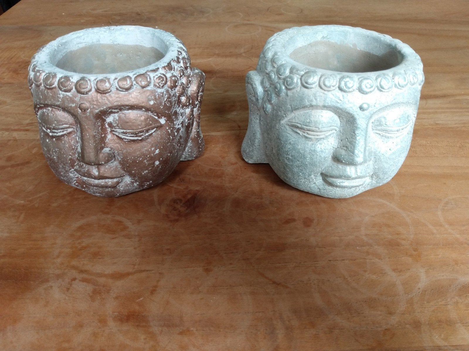 Buddha potten beeldjes decoratie. Zilver en goud. Nieuwstaat, Ophalen of Verzenden, Zo goed als nieuw