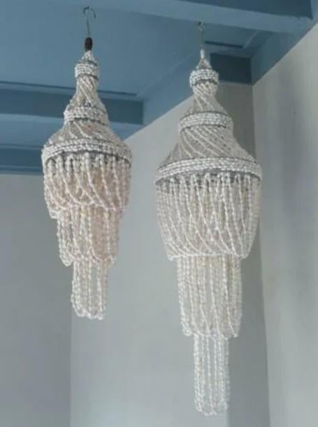 Schelpenhanger schelpenlamp schelpenmobiel ibiza boho, Huis en Inrichting, T, Nieuw, Ophalen of Verzenden, N