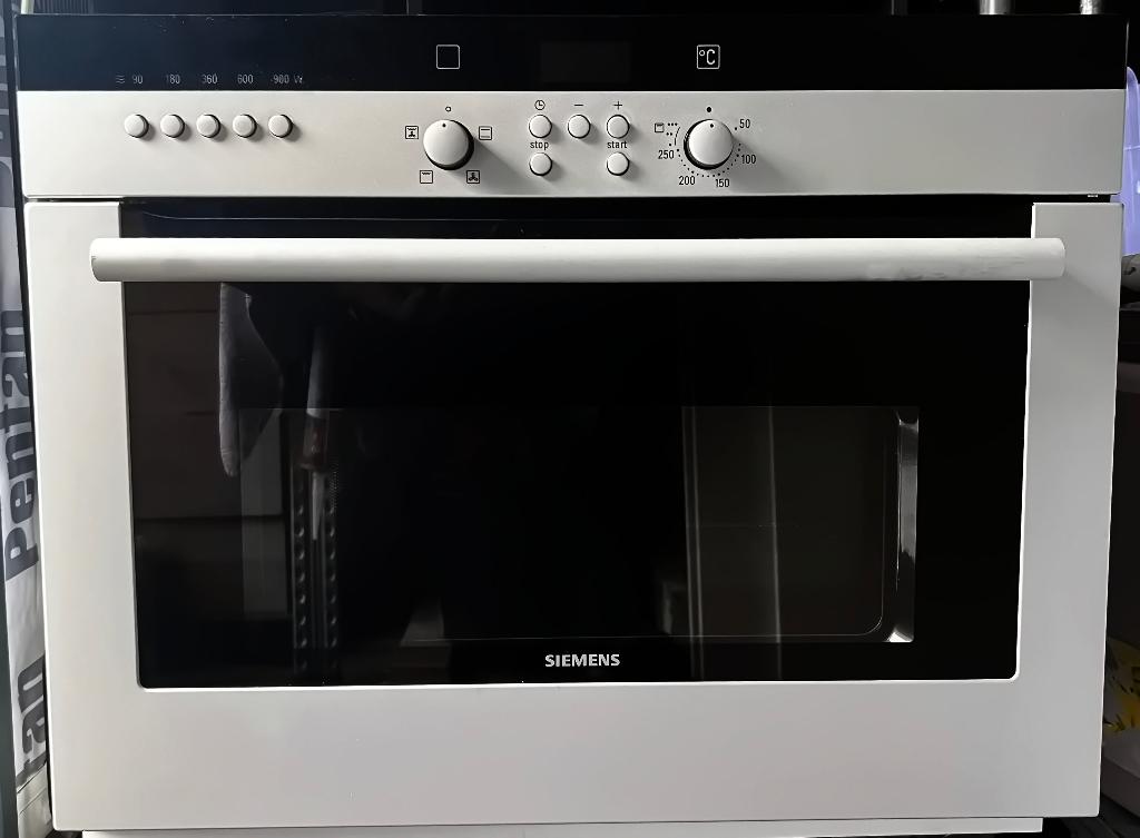 SIEMENS  inbouw Combi-Magnetron-Oven - € 150, Ophalen, Gebruikt, 60 cm of meer, Oven met grill