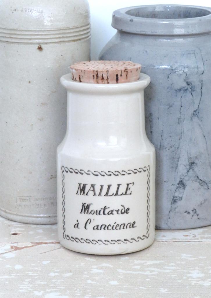 Vintage mosterdpot “Maille Moutarde à l’ancienne, Ophalen of Verzenden