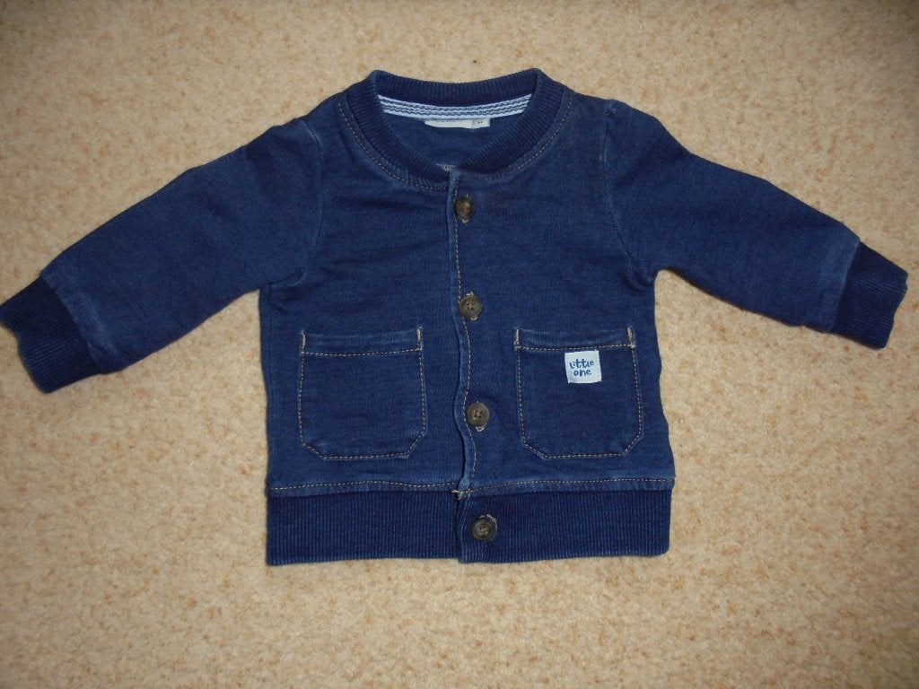 Blauw jogjeans vestje NAME IT, Kinderen en Baby's, Truitje of Vestje, Ophalen of Verzenden, Zo goed als nieuw, Name It