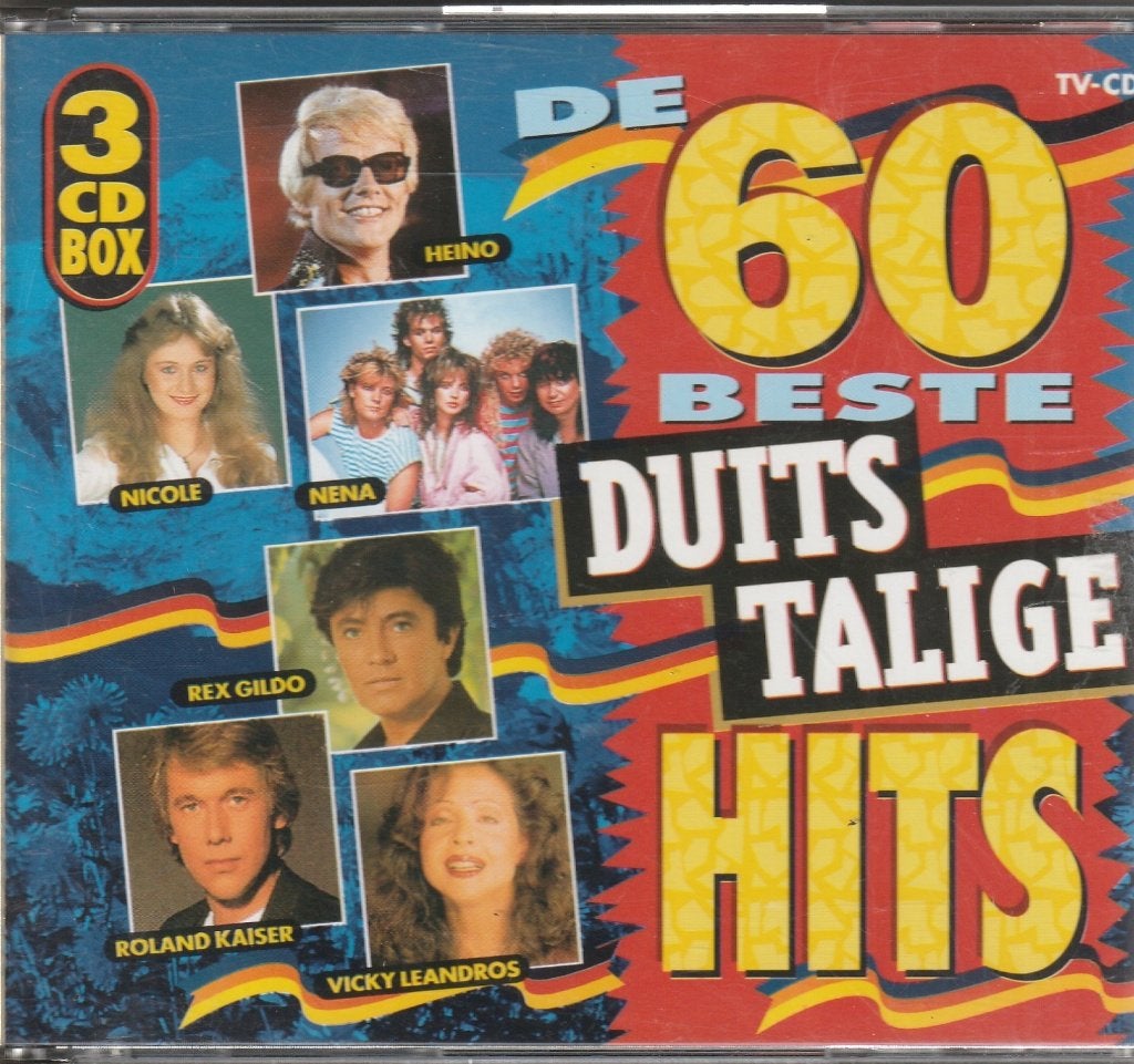 De 60 Beste Duitstalige Hits  ( 3 cd box ), Verzenden, Zo goed als nieuw