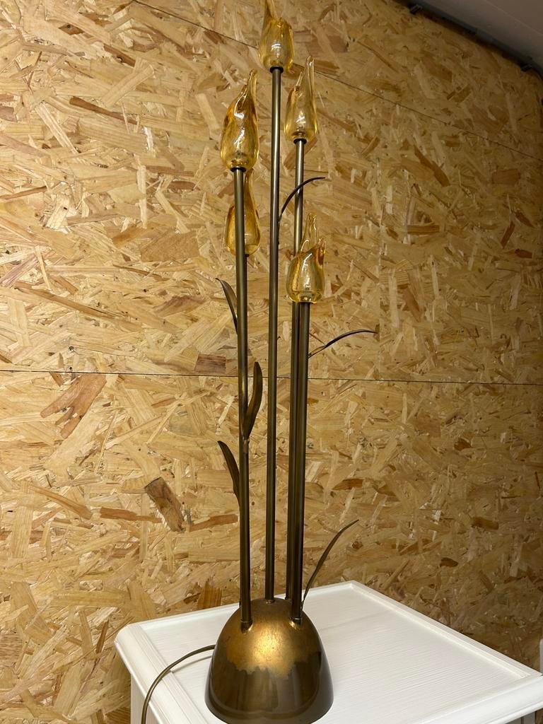 Schemerlamp koper, Antiek en Kunst, Antiek | Koper en Brons, Ophalen