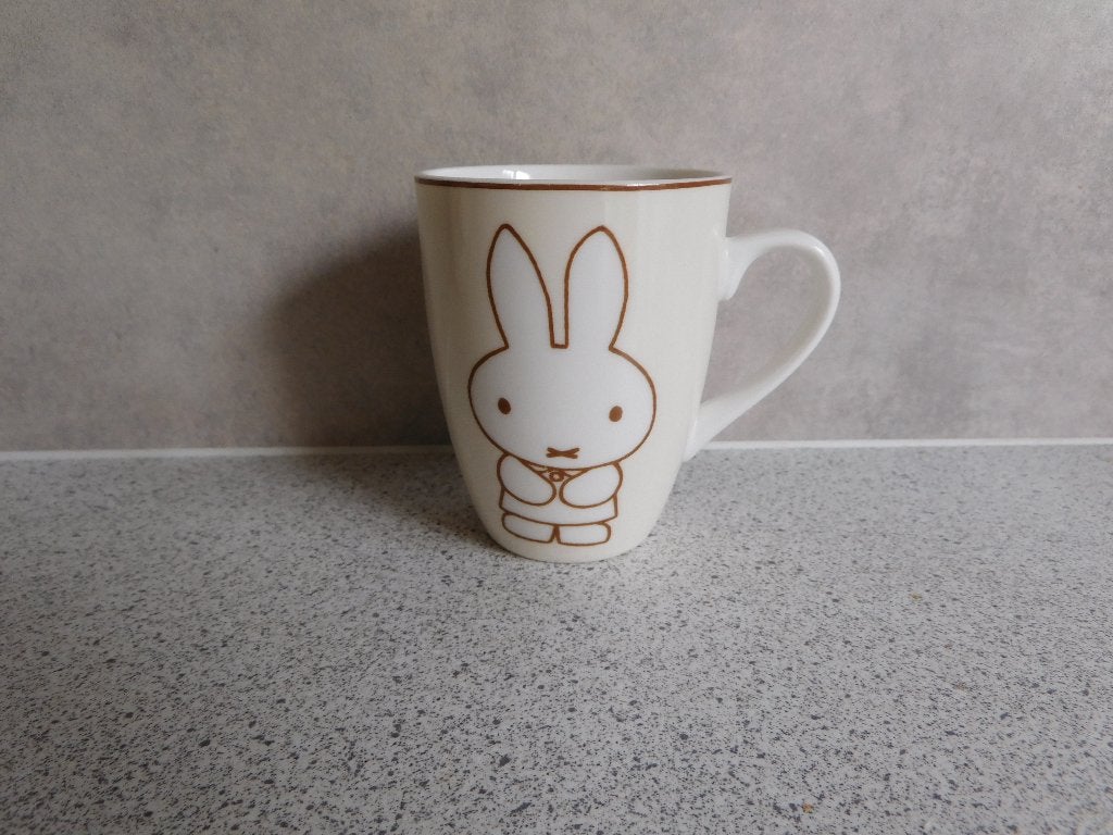 Senseo mok Nijntje Dick Bruna Mercis - 9x7 cm, Overige merken, Zo goed als nieuw, Overige stijlen, Porselein