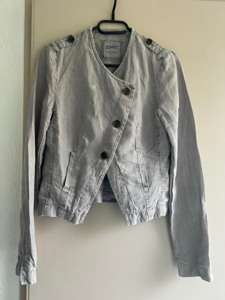 Stijlvolle Esprit Blazer Maat 36, Ophalen of Verzenden, Gedragen, Maat 36 (S), Grijs