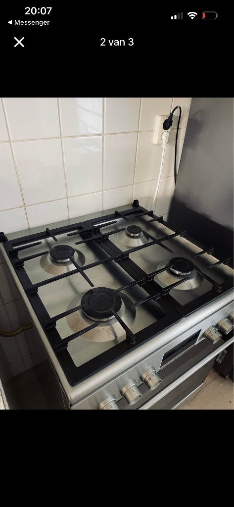 Bosch gasfornuis, Ophalen, Gebruikt, Hete lucht, 60 cm of meer
