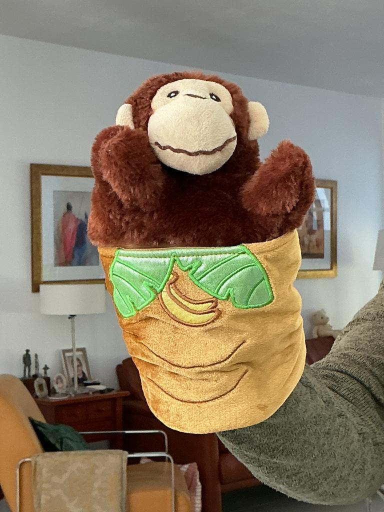Knuffel. De aap uit de mouw, Ophalen of Verzenden, Zo goed als nieuw, Overige typen
