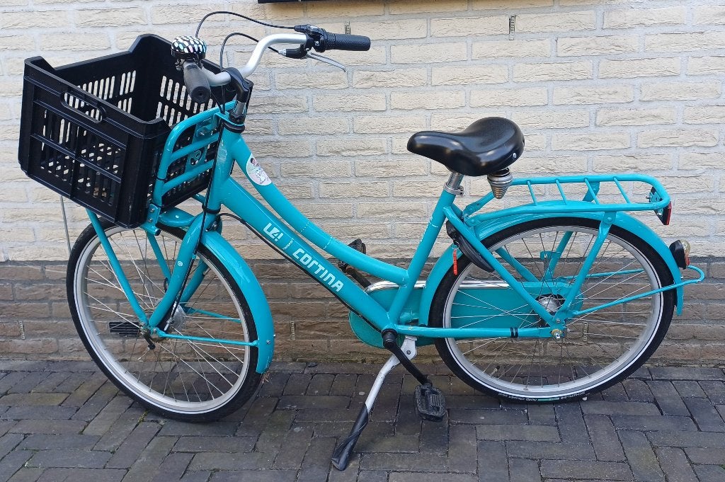 24 inch Cortina U4 meisjesfiets transportfiets 42cm 3V, Ophalen, Terugtraprem, Versnellingen, Cortina