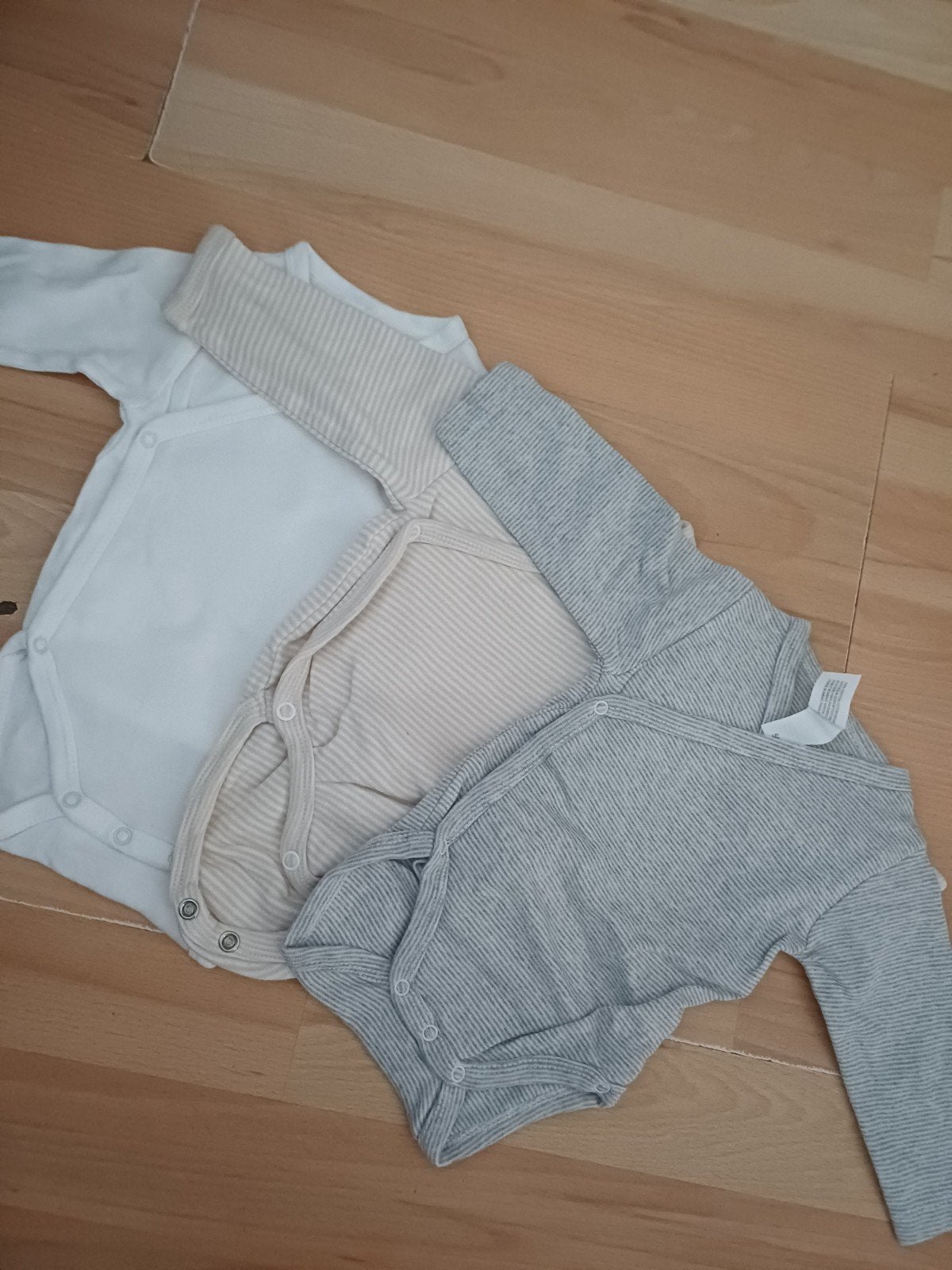 3 overslag rompers maat 56, Kinderen en Baby's, Babykleding | Maat 56, Nacht- of Onderkleding, Jongetje of Meisje, Babyclub, Ophalen of Verzenden