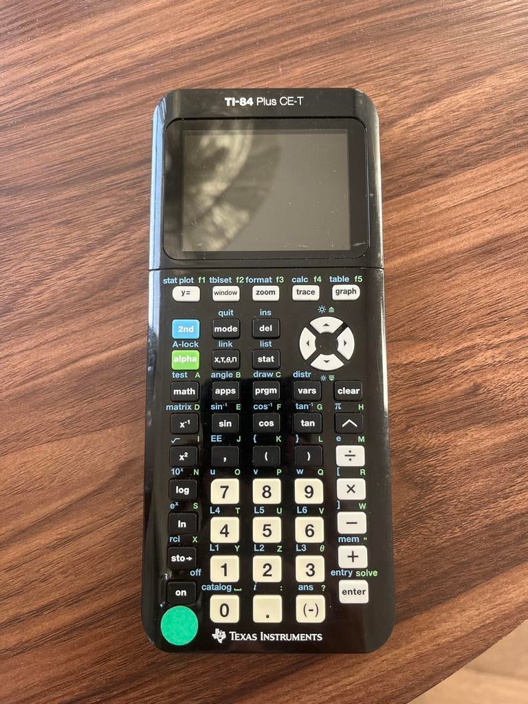 Texas Instuments TI-84 Plus CE-T/ grafische rekenmachine, Ophalen, Grafische rekenmachine