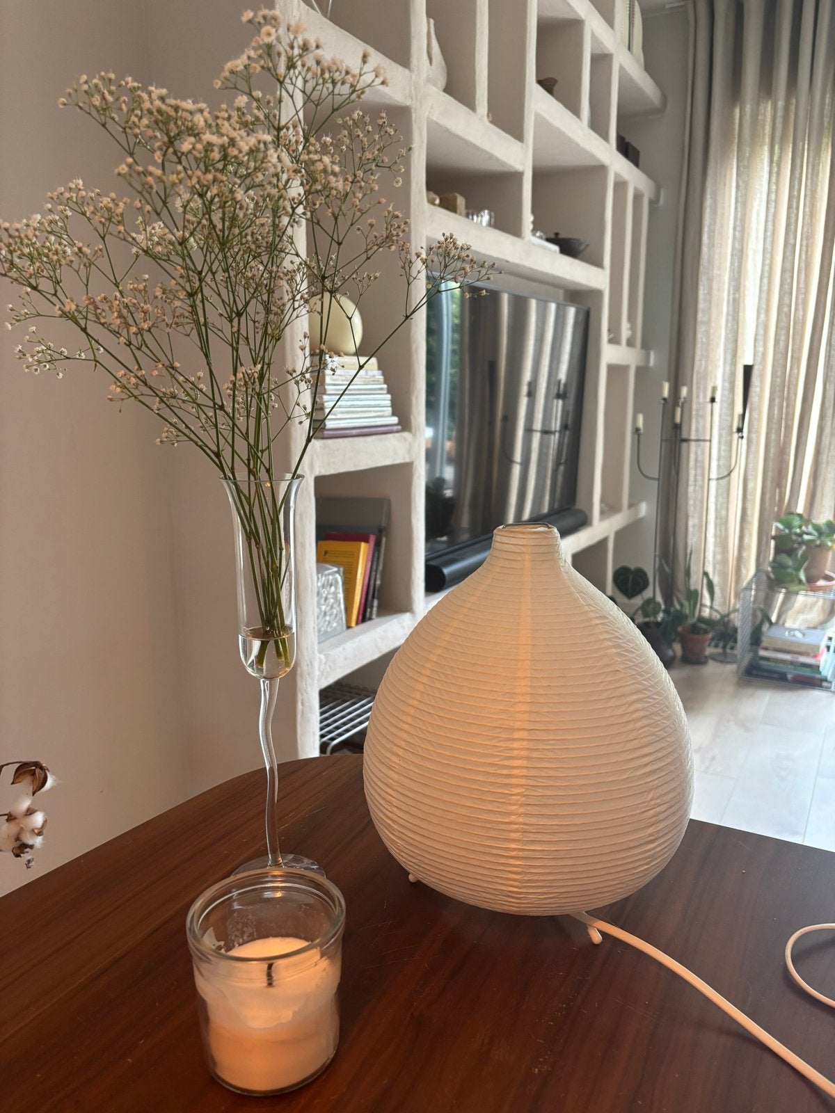 Vintage ikea väte lamp, Ophalen of Verzenden, Zo goed als nieuw, Overige materialen, Minder dan 50 cm