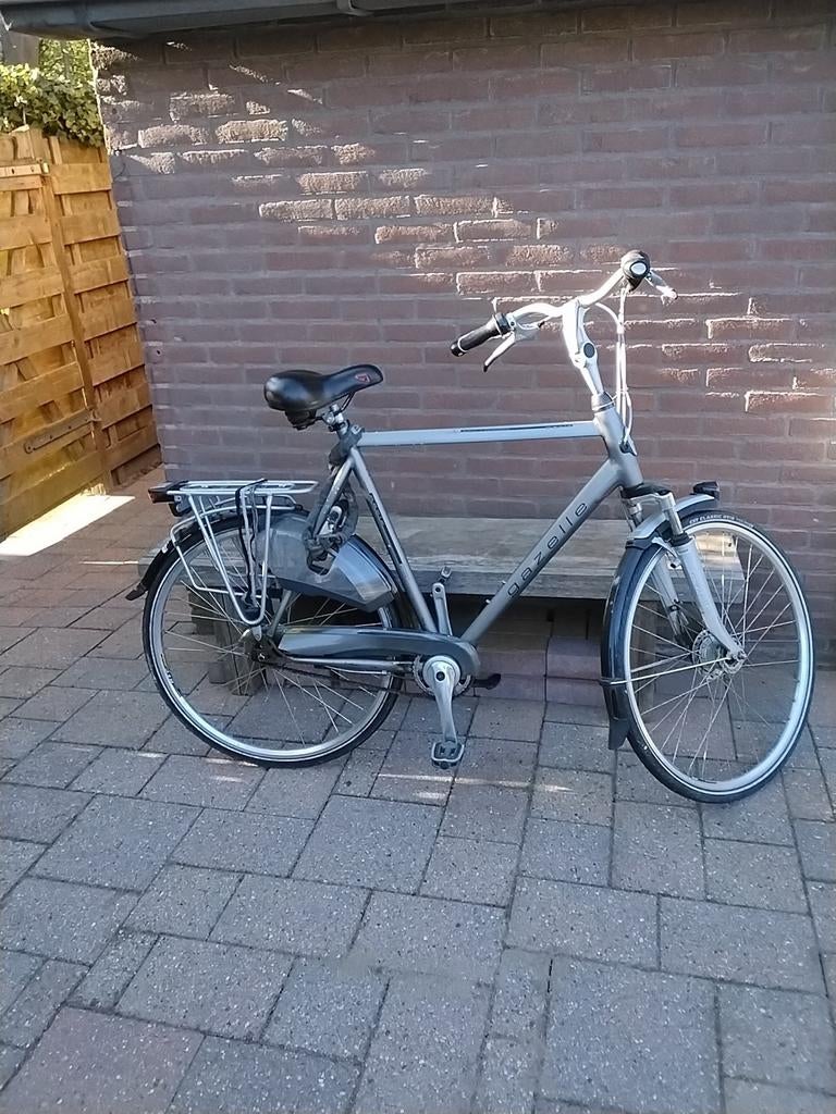 GAZELLE CLASSIC PLUS HERENFIETS, STADSFIETS, MET STANG, Fietsen en Brommers, Fietsen | Heren | Herenfietsen, Ophalen of Verzenden