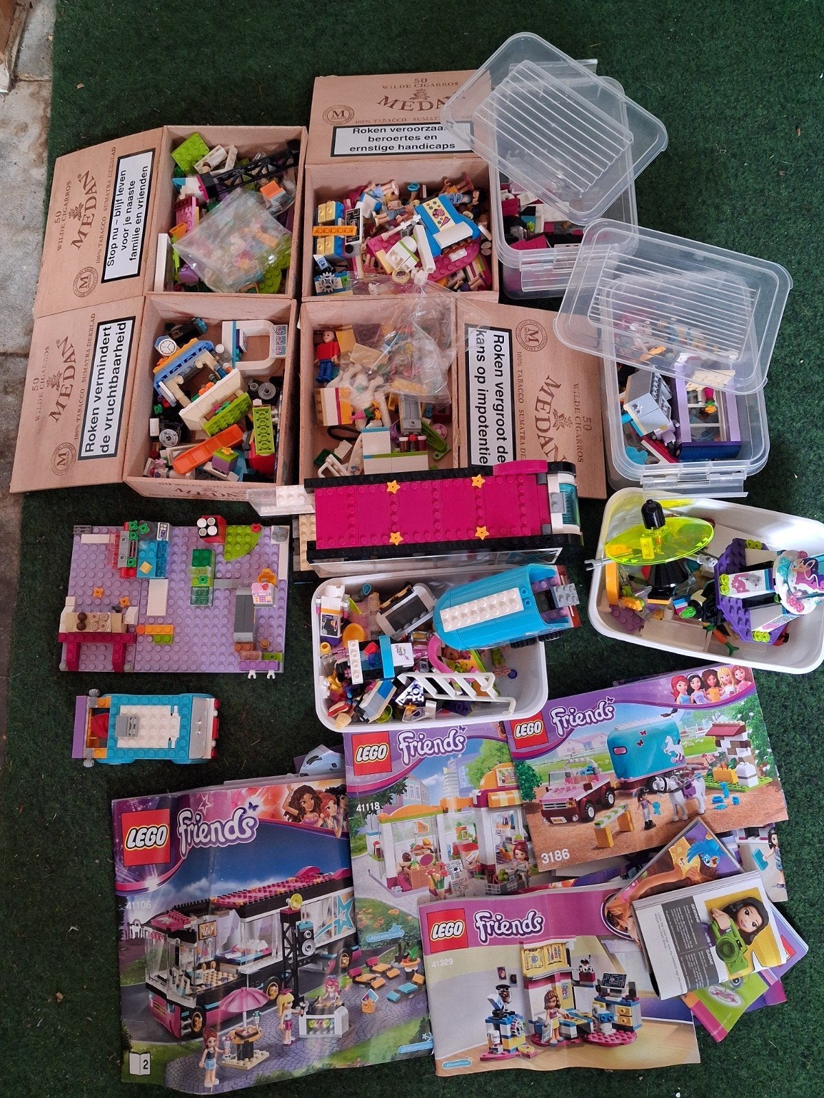 partij lego friends, Ophalen