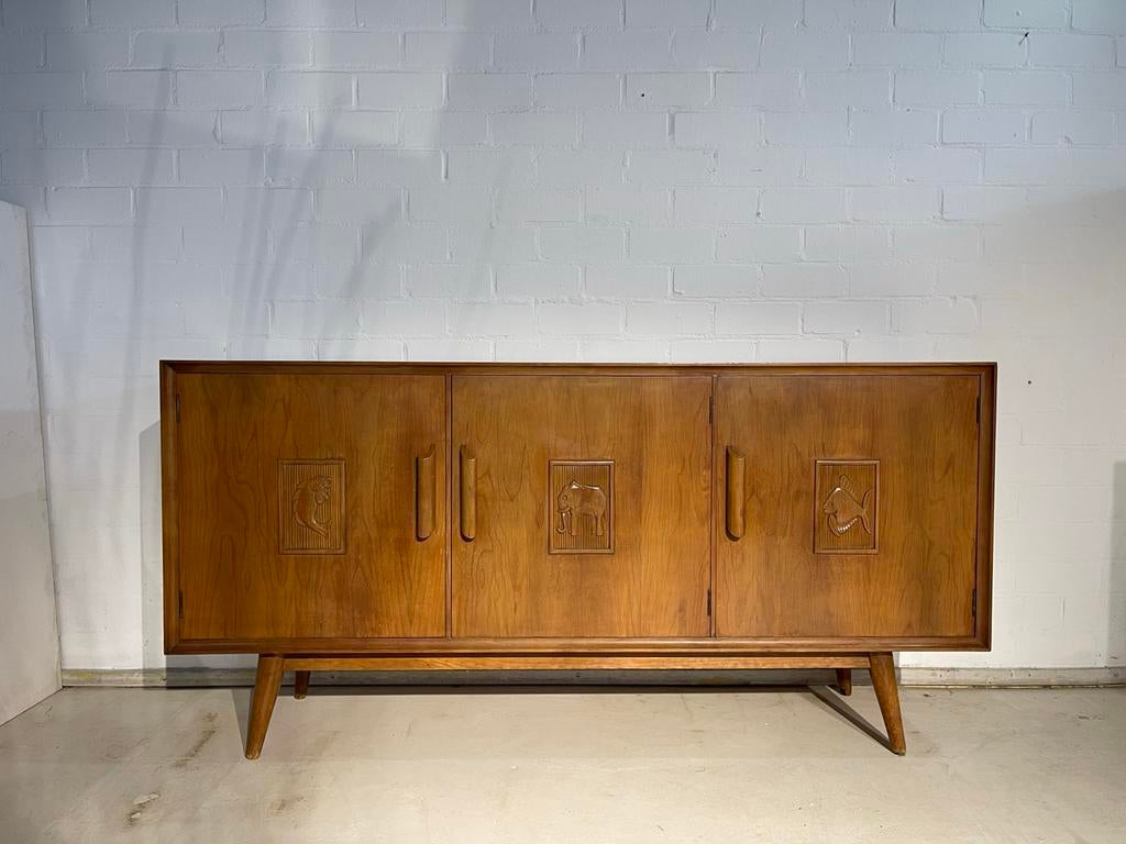 Louis van Teeffelen dressoir vintage Artdeco Retro, Ophalen, Gebruikt, Geen, Geen