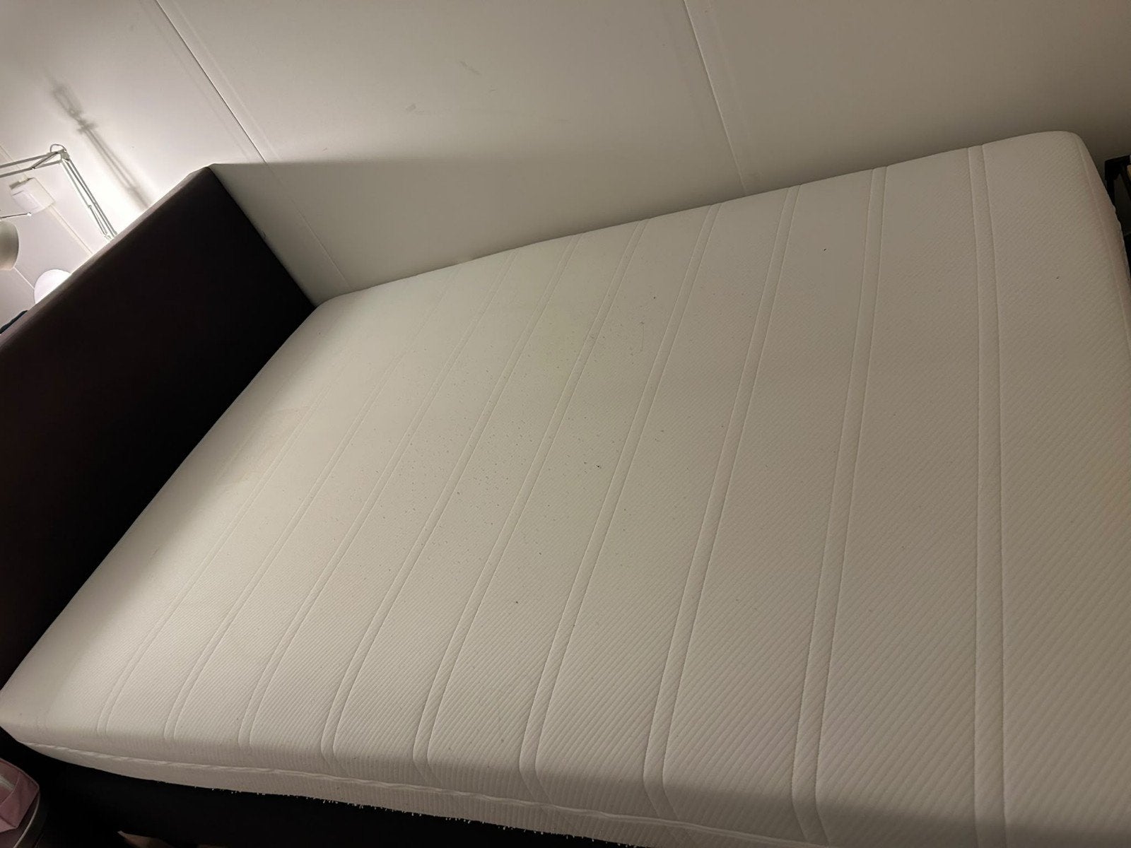 Prachtig boxspring bed inclusief comfortabel matras 140200, Ophalen, Gebruikt, Zwart, Tweepersoons