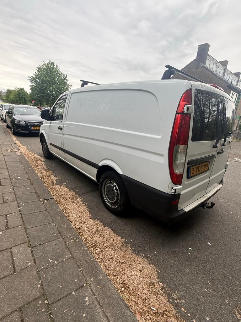Mercedes-Benz Vito 2.1 CDI 109 2009 lang model, Wit, Bedrijf, Grijs, Euro 4