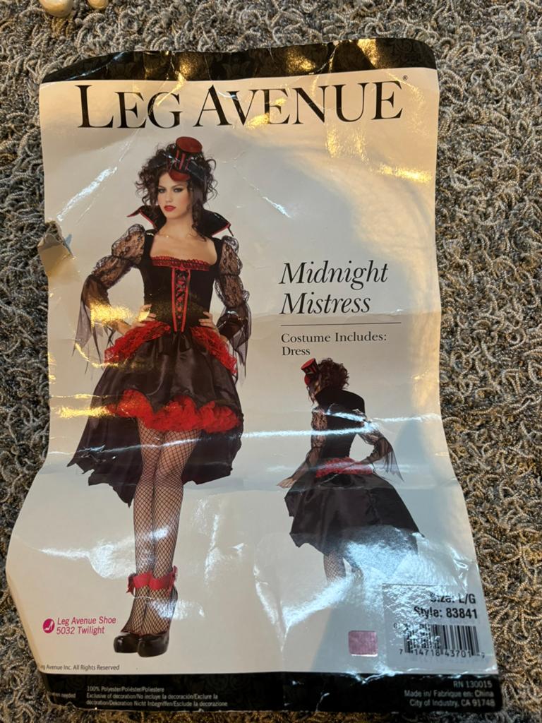 Leg avenue jurk maat L, Maat 38/40 (M), Leg avenue, Carnaval, Ophalen of Verzenden