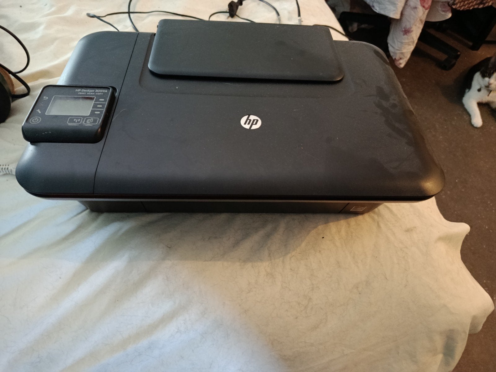 Gratis HP Deskjet 3059A printer met kuren - Veenendaal, Computers en Software, Printers, Ophalen