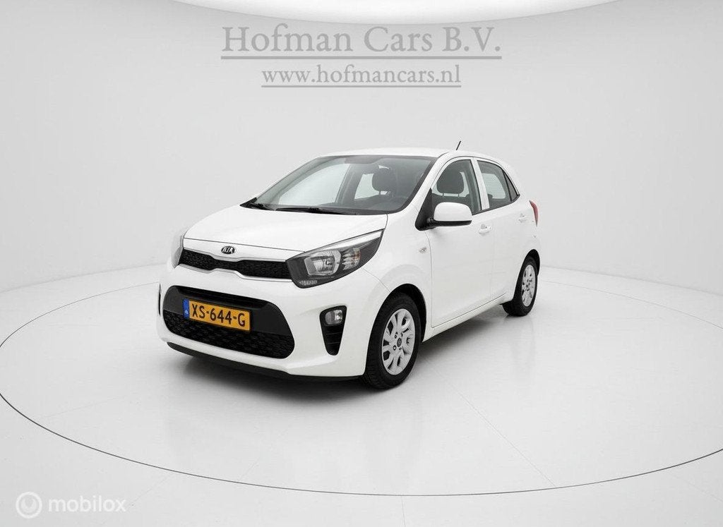 Kia Picanto 1.0 CVVT EconomyLine | NAP | Nederlandse Auto |, Auto's, Voorwielaandrijving, Stof, Gebruikt, Wit