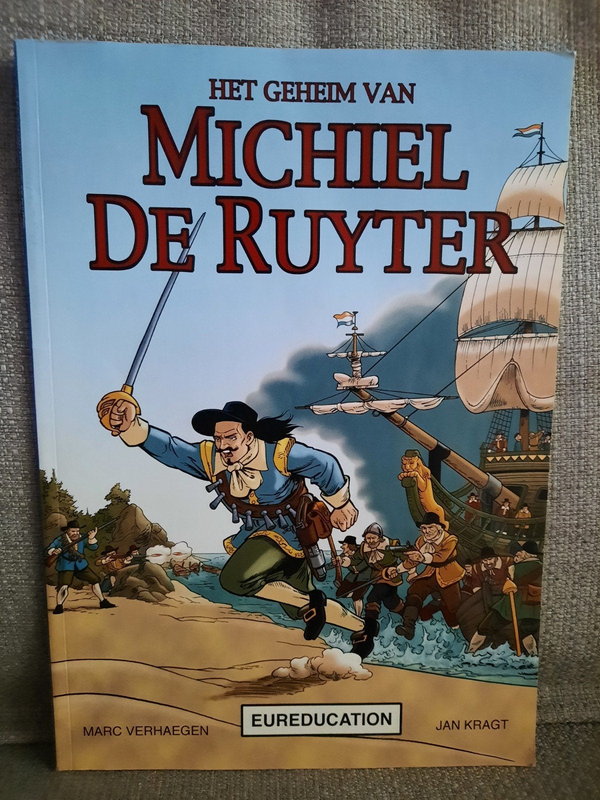 Boek 'Het Geheim Van Michiel De Ruyter', Eén stripboek, Ophalen of Verzenden